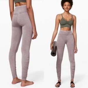 Lululemon Washed Half Moon Inner Glow Tight 28 Leggings Size 4